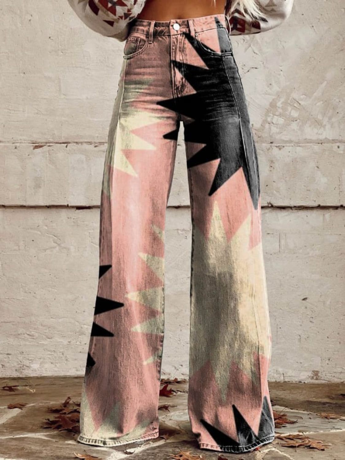 Geometry Flared Pants Style