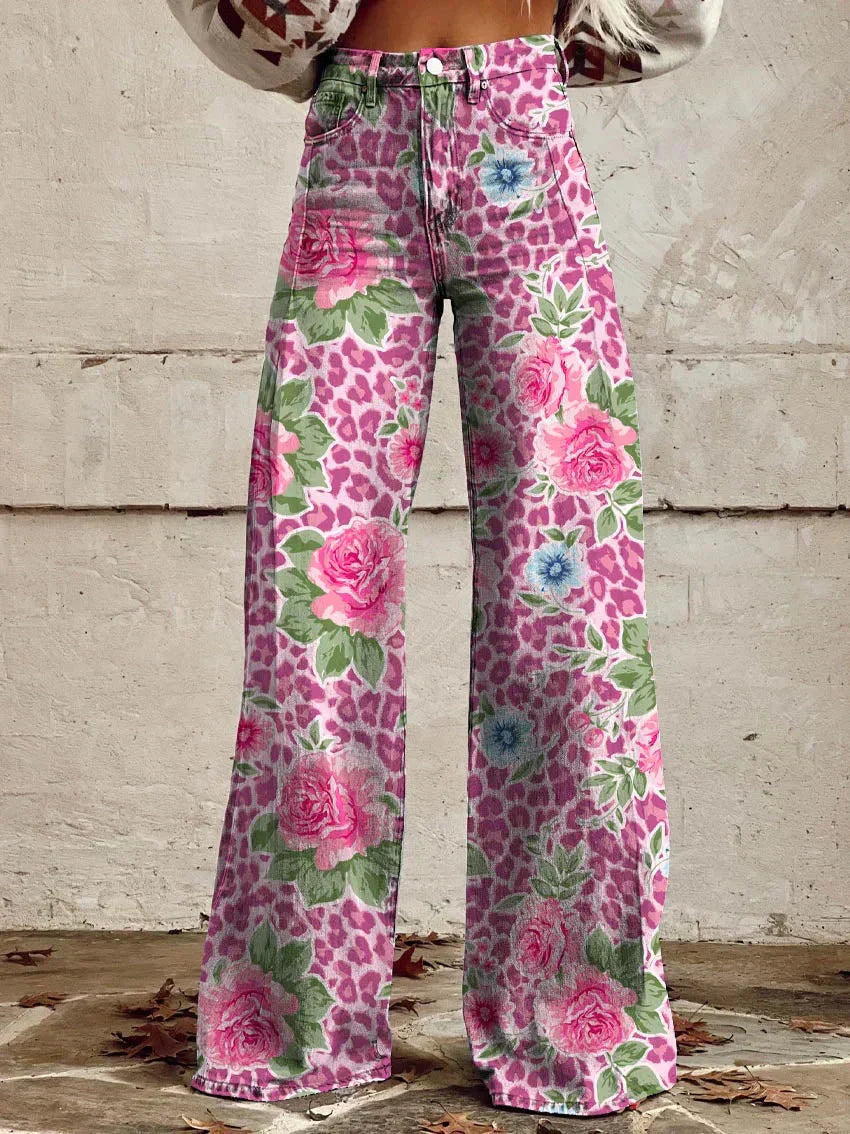 Retro High Waist Streetwear Pants