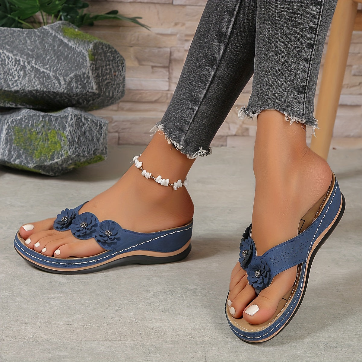 Comfortable Summer Slip-On Sandals